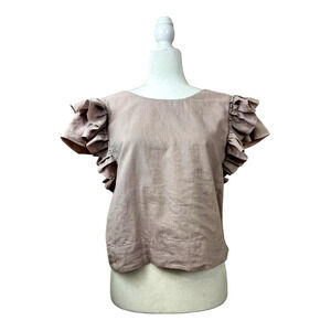 Mirth Ruffled Sleeve Blouse